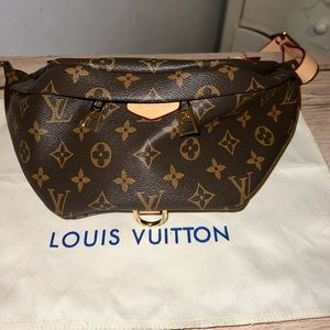 Leather LV monogram Fanny Pack Bumbag